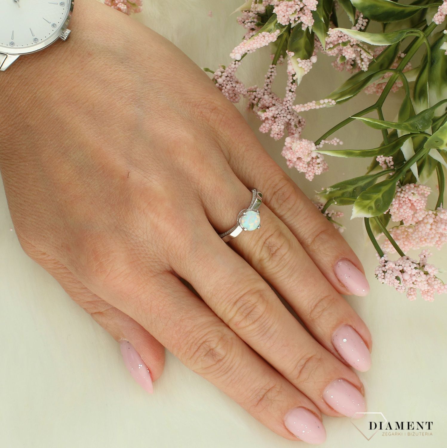 Pierścionek srebrny 925 z opalem rozmiar 11 P 1628 (2).jpg